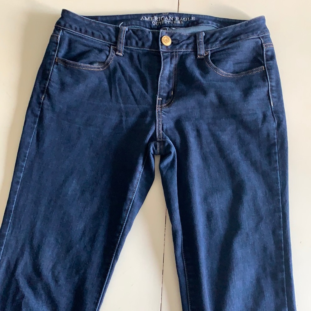 Blue AE jeggings, 10XL